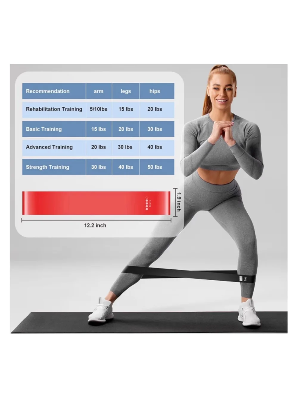 NEW Resistance Band Set One Size Multicolor